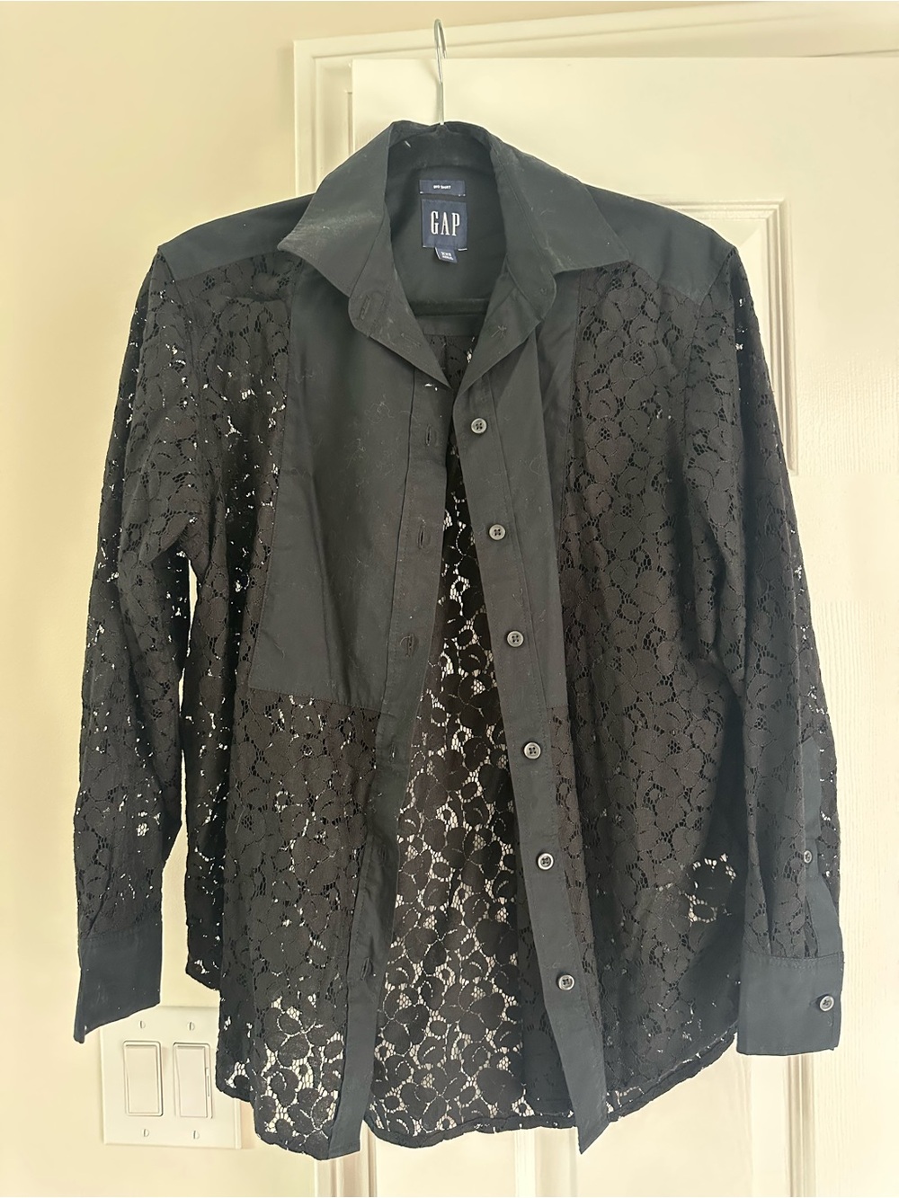 GAP black oversized boyfriend shirt